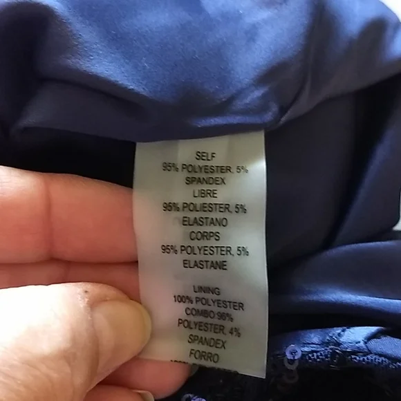 Vince Camuto Navy Blue Sequin Dress (Perfect cocktail attire) - Picture 13 of 13